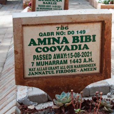 COOVADIA Amina Bibi -2021