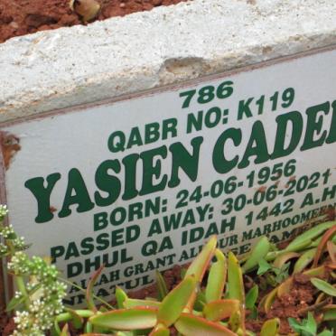 CADER Yasien 1956-2021