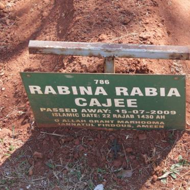 CAJEE Rabina Rabia -2009