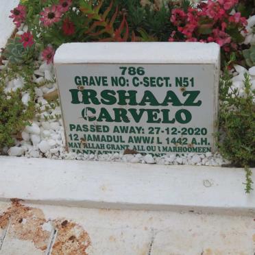 CARVELO Irshaaz -2020