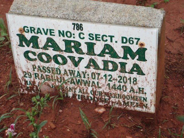 COOVADIA Mariam -2018