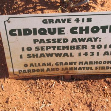 CHOTIA Cidique -2010