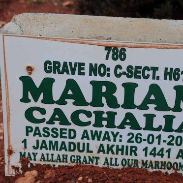 CACHALIA Mariam -2020