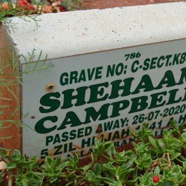 CAMPBELL Shehaam -2020