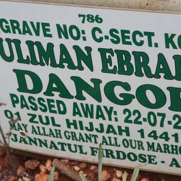 DANGOR Suliman Ebrahim -2020