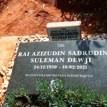 DEWJI Rai Azizudin Sadrudin Suleman 1950-2021