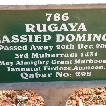 DOMINGO Rugaya Gassiep -2009