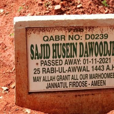 DAWOODJEE Sajid Husein -2021