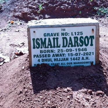DARSOT Ismail 1946-2021