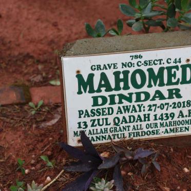 DINDAR Mahomed -2018