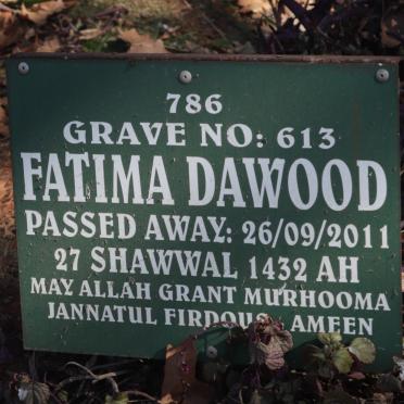 DAWOOD Fatima -2011