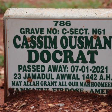 DOCRAT Cassim Ousman -2021