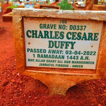 DUFFY Charles Cesare -2022