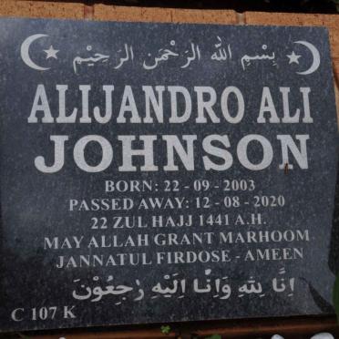 DAWOOD Alijandro Dorian Johnson 2003-2020