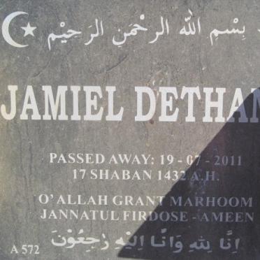 DETHANE Jamiel -2011