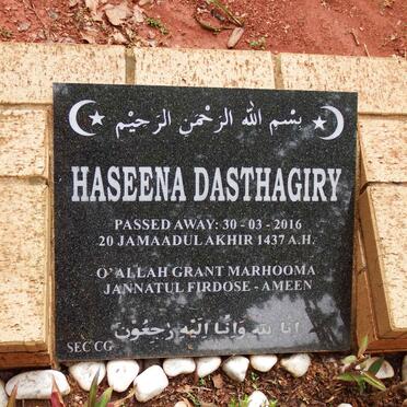 DASTHAGIRY Haseena -2016