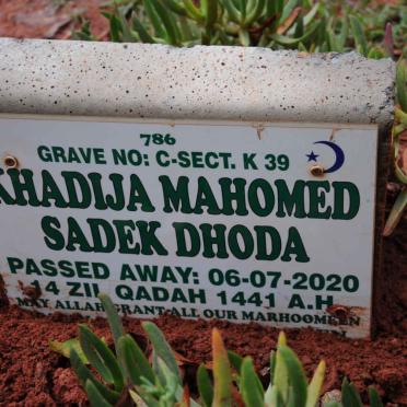DHODA Khadija Mahomed Sadek -2020