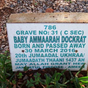 DOCKRAT Ammaarah 2016-2016