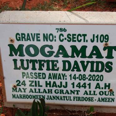 DAVIDS Mogamat Lutfie -2020