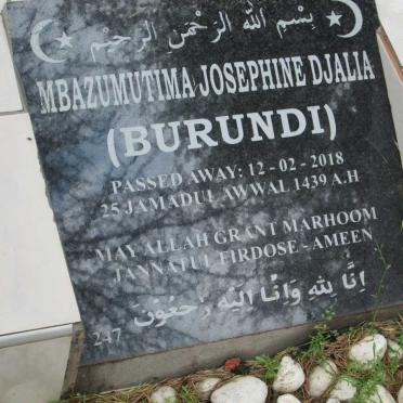 DJALIA Mbazumutima Josephine -2018