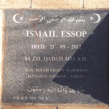 ESSOP Ismail -2012