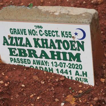 EBRAHIM Aziza Khatoen -2020