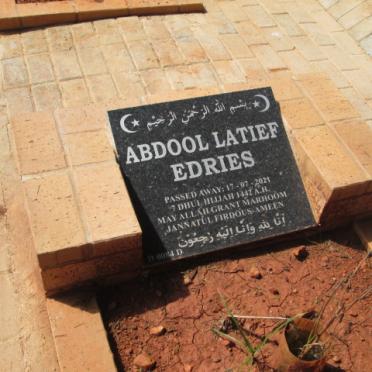 EDRIES Abdool Latief -2021
