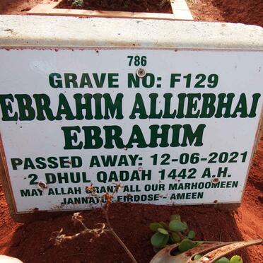 EBRAHIM Ebrahim Alliebhai -2021