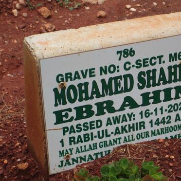 EBRAHIM Mohamed Shahid -2020