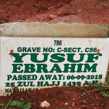 EBRAHIM Yusuf -2018