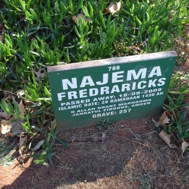 FREDRARICKS Najema -2009