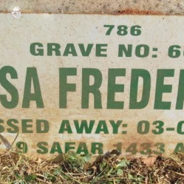 FREDERICKS Aysa -2012