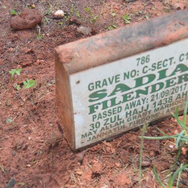 FILENDER Sadia -2017