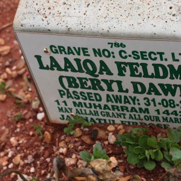 FELDMAN Laaiqa -2020