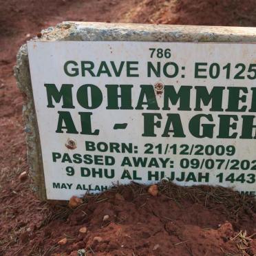 FAGEH Mohammed, al 2009-2022