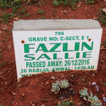 FAZLIN Sallie -2016