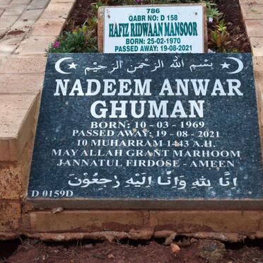 GHUMAN Nadeem Anwar 1969-2021