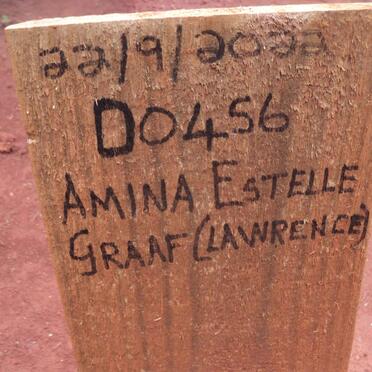 GRAAF Amina Estelle nee LAWRENCE -2022