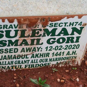 GORI Suleman Ismail -2020