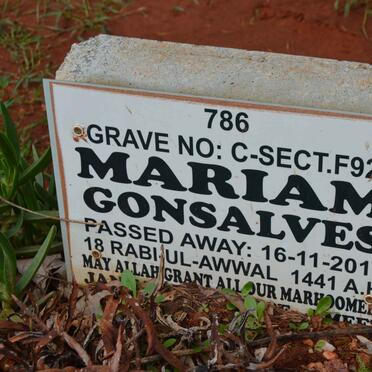 GONSALVES Mariam -2019