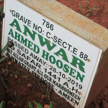 HOOSEN Anwar Ahmed -2019