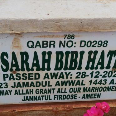HATIZ Sarah Bibi -2021