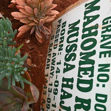 HAJAT Mahomed Rafiq Mussa 1955-2021