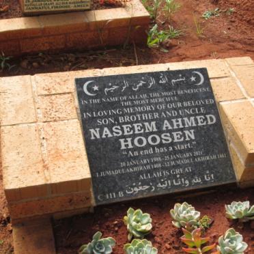 HOOSEN Naseem Ahmed 1988-2021