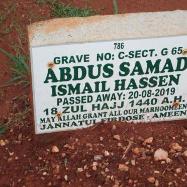 HASSEN Abdus Samad Ismail -2019