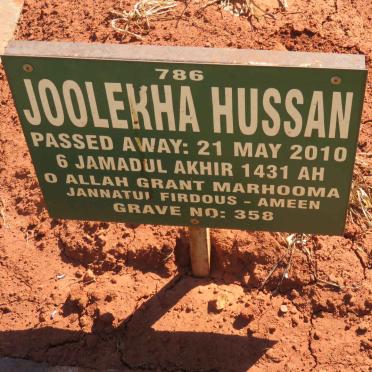 HUSSAN Joolekha -2010