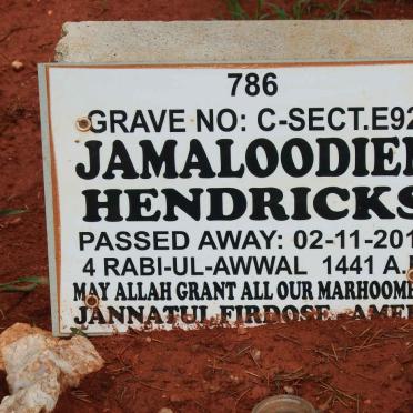 HENDRICKS Jamaloodien -2019