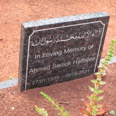 HAFFAJEE Ahmed Sadick 1935-2021