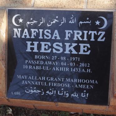 HESKE Nafisa Fritz 1971-2012