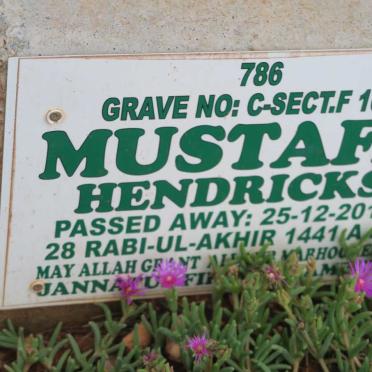 HENDRICKS Mustafa -2019